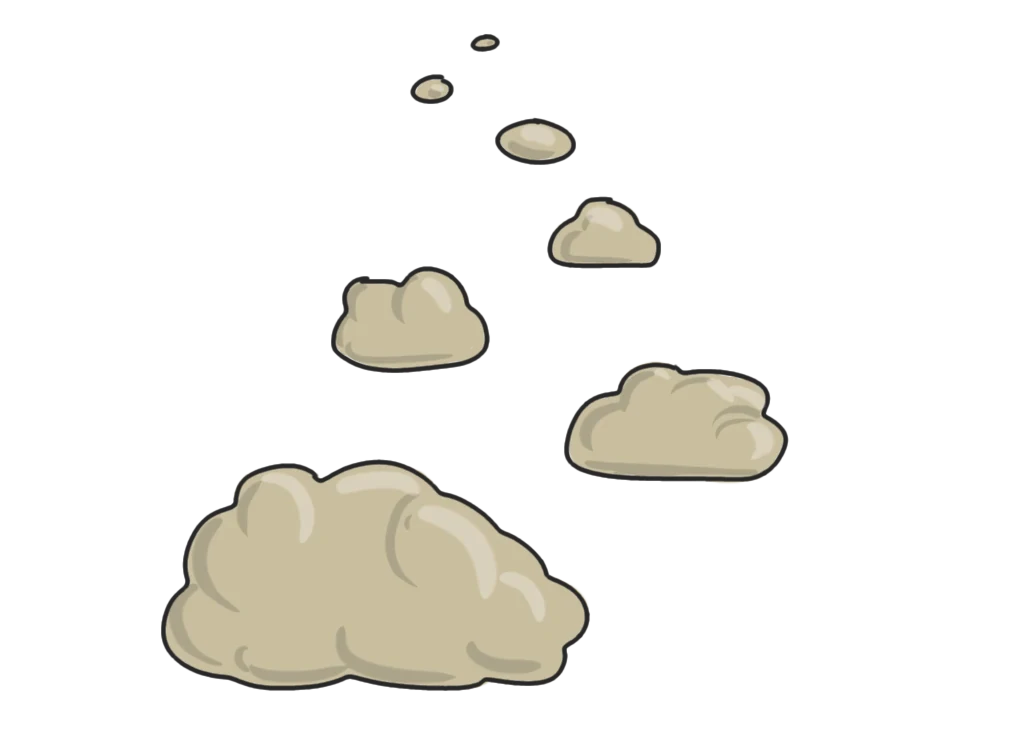 dessin de petits nuages